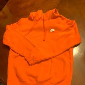 ORANGE NIKE HOODIE